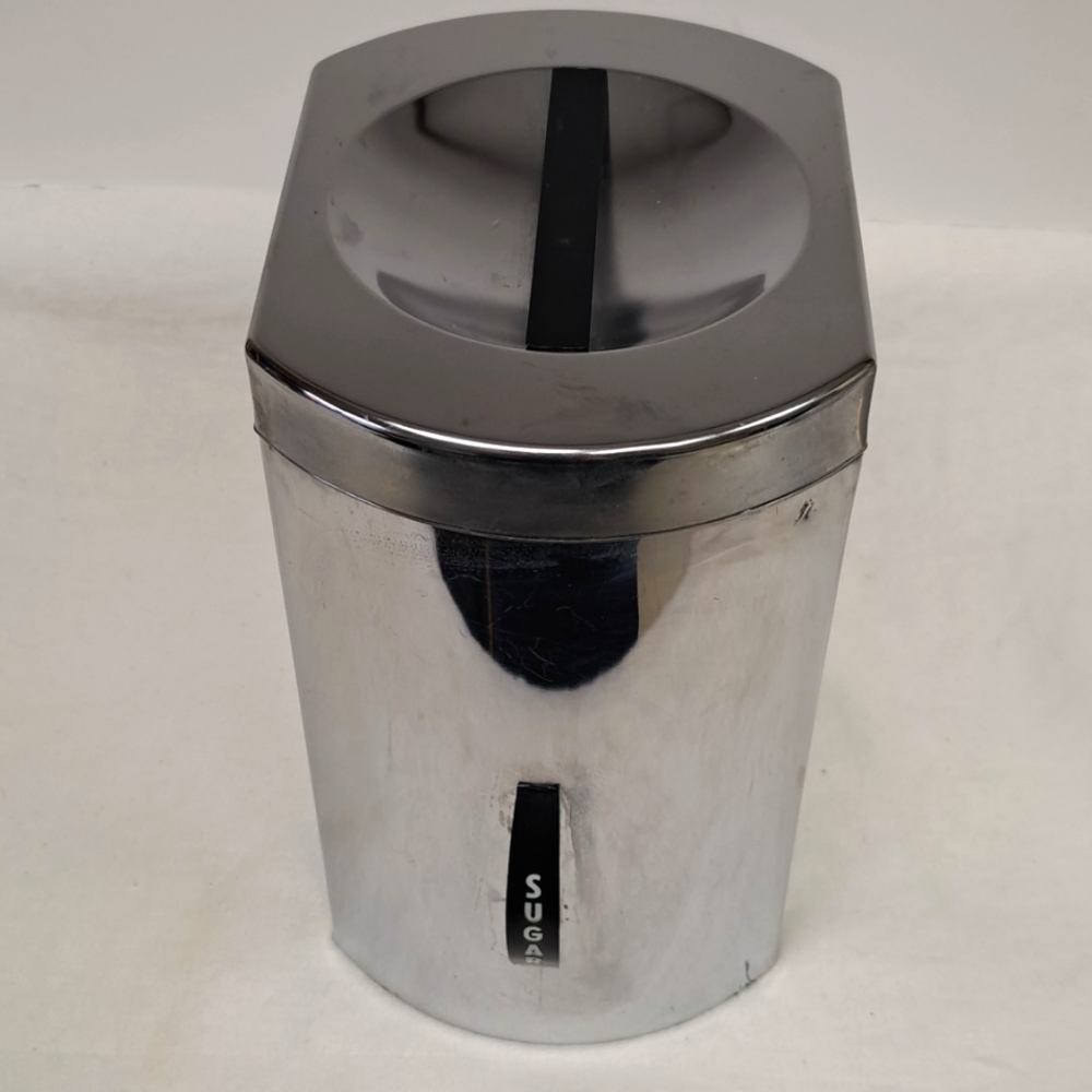 Mid-Century Modern "Kromex" Sugar canister